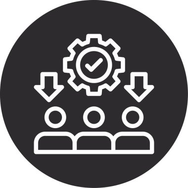 seo modern simgesinin vektör illüstrasyonu