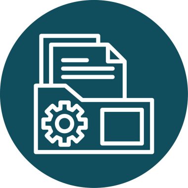 Seo simgesinin vektör illüstrasyonu