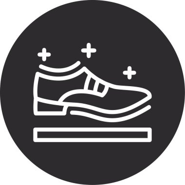 Modern kişisel ayakkabıların vektör simgesi