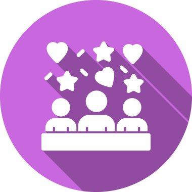 Bir yıldız simgesinin vektör illüstrasyonu