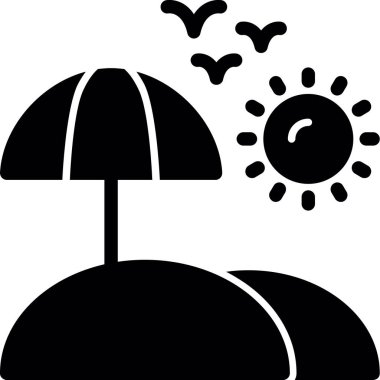 Vektör şemsiye simge tasarlamak