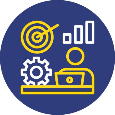 seo modern simgesinin vektör illüstrasyonu