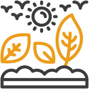 Sonbahar yaprakları ana hatlarıyla simge oluşturur