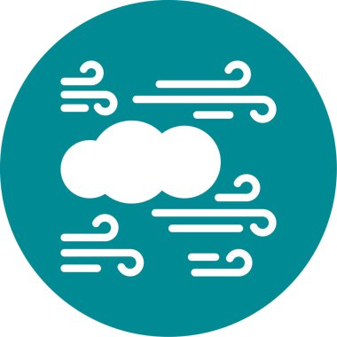 Bulut simgesinin vektör illüstrasyonu