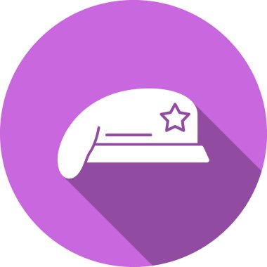 Şapka simgesi vektör illüstrasyonu