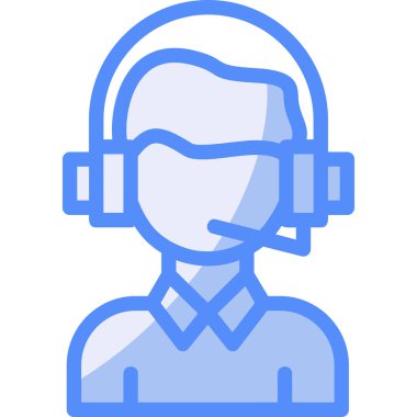 Kulaklık. Web simgesi basit tasarım