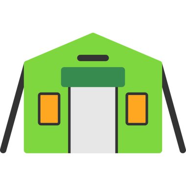 Alışveriş arabası simgesi, vektör illüstrasyonu