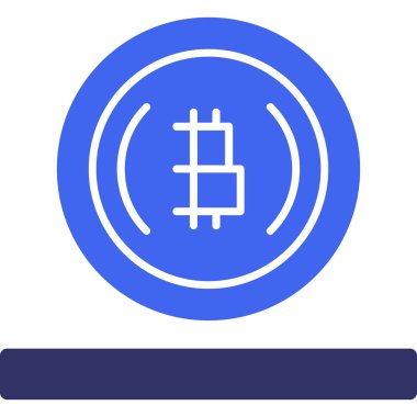 Bozuk para. Web simgesi basit illüstrasyon