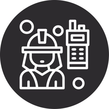 Robot simgesinin vektör illüstrasyonu