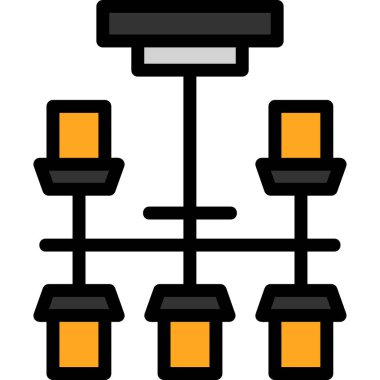 şebeke. Web simgesi basit illüstrasyon