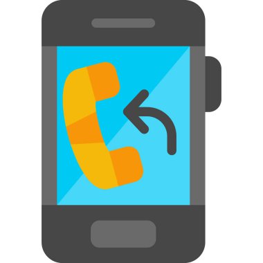 telefon simgesi, vektör illüstrasyonu