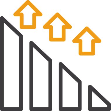 çubuk çizelgesi simgesi dış hat biçiminde