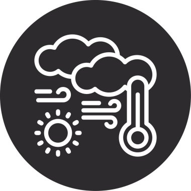 Hava simgesinin vektör illüstrasyonu