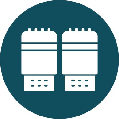 gaz tankları simgesi, özet biçimi