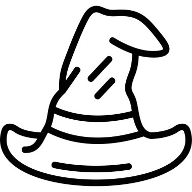 Şapka simgesi vektör illüstrasyonu