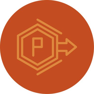 Bir b simgesinin vektör illüstrasyonu