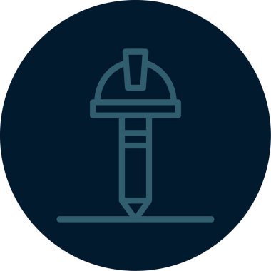 Vektör pen ico, vektör illüstrasyonu