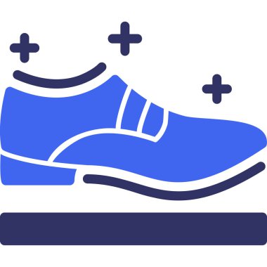 Ayakkabı. Web simgesi basit illüstrasyon