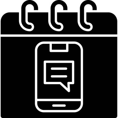 telefon simgesi, vektör illüstrasyonu