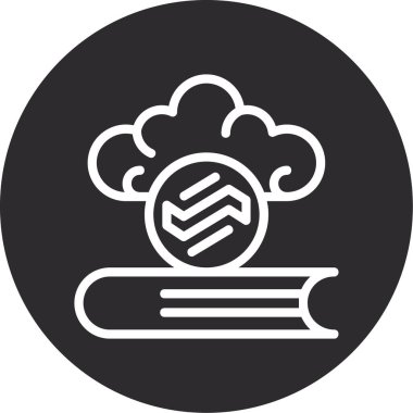 Moda tasarım arkaplanı içerisindeki kitap simgesi