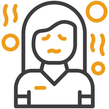 avatar. Web simgesi basit illüstrasyon