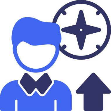 kullanıcı. Web simgesi basit illüstrasyon