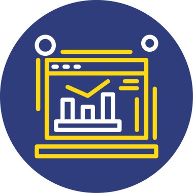 seo modern simgesinin vektör illüstrasyonu