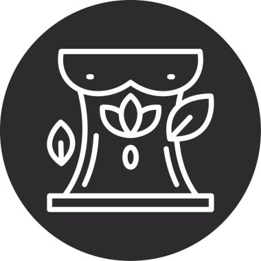 Vektör Çiçeği Simgesi illüstrasyonu