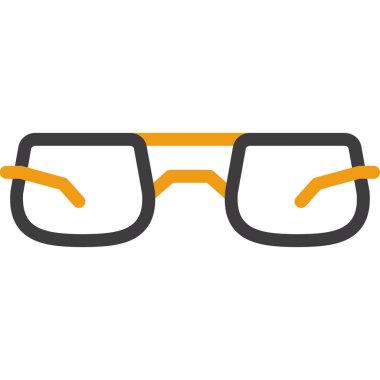 Gözlük. Web simgesi basit illüstrasyon