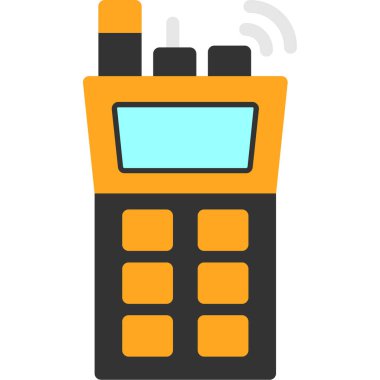 radyo kontrol simgesi, basit vektör illüstrasyonu