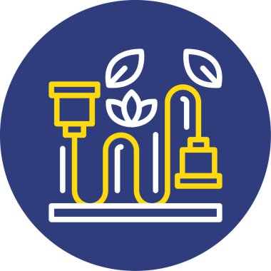 vektör ekoloji ikonu illüstrasyonu