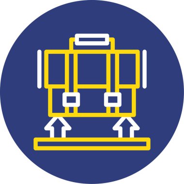 Modern simgenin vektör illüstrasyonu