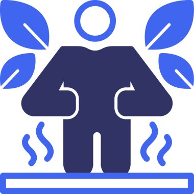 yemek pişirme ikonu ana hatlarıyla doldurulmuş