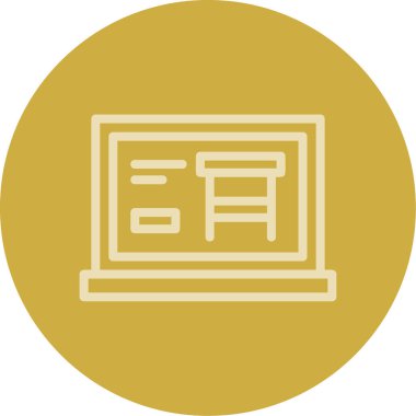 seo modern simgesinin vektör illüstrasyonu