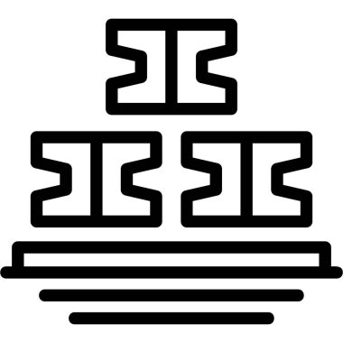 sütun simgesi çizimi