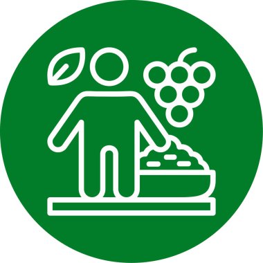 Gıda simgesinin vektör illüstrasyonu