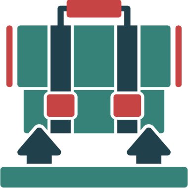 tren. Web simgesi basit illüstrasyon