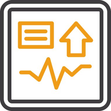 grafik ikonu vektör illüstrasyonu