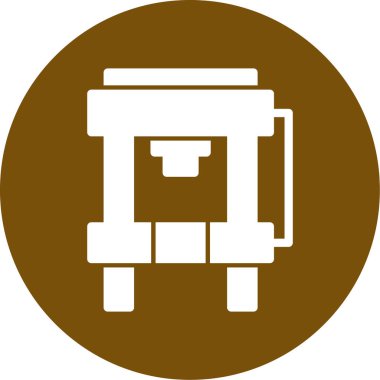 kahve makinesi ikon vektör illüstrasyonu