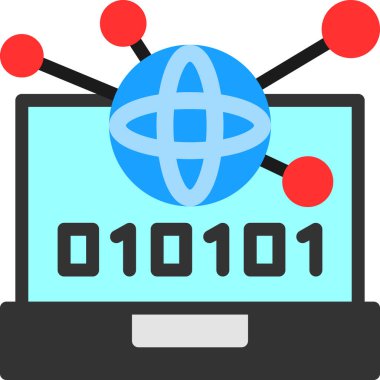 genel ağ vektör illüstrasyonu