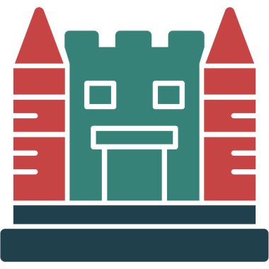 bina simgesi, vektör illüstrasyonu