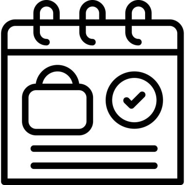 Takvim. Web simgesi basit tasarım