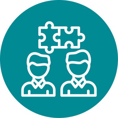 Takım simgesi vektör illüstrasyonu