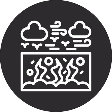 Bulut. Web simgesi basit illüstrasyon