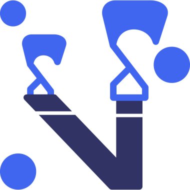 Tek bir simgenin vektör illüstrasyonu