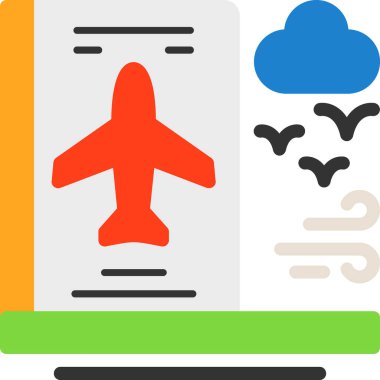 Bulut uçuşu. Basit resimleme