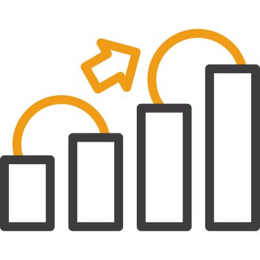 grafik ikonu vektör illüstrasyonu