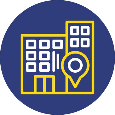 Yapı simgesinin vektör illüstrasyonu