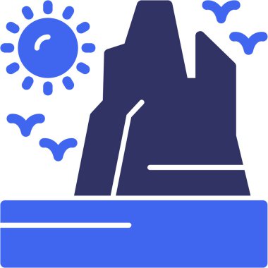 Modern simgenin vektör illüstrasyonu