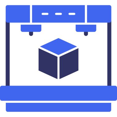 Kutu. Web simgesi basit illüstrasyon